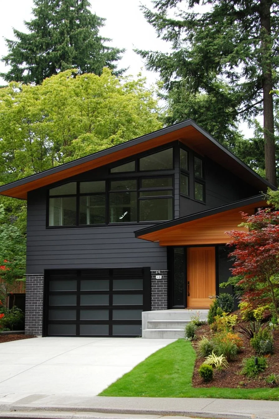 A Sleek Split-Level Escape