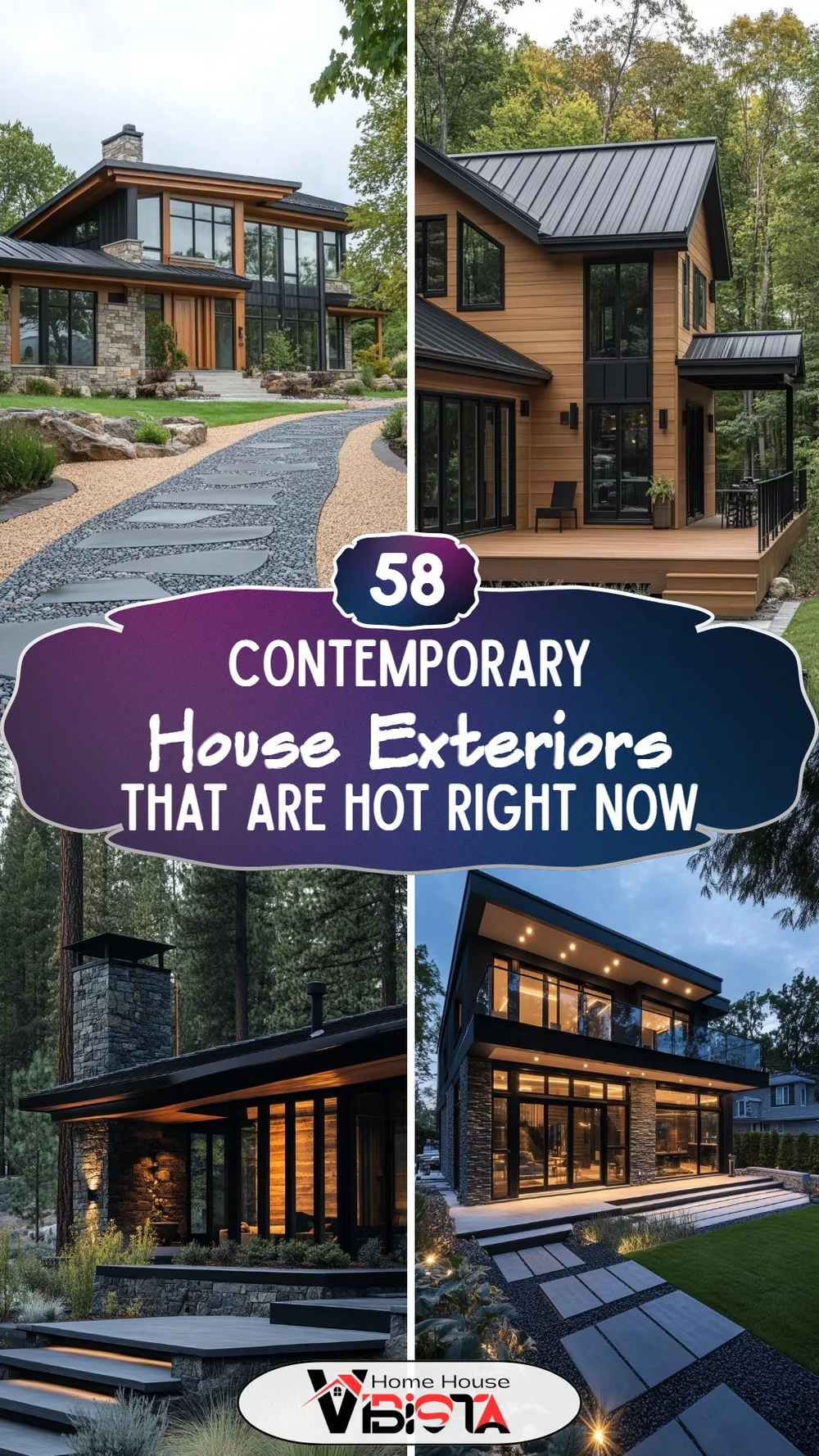 58 Contemporary House Exteriors That Are Hot Right Now