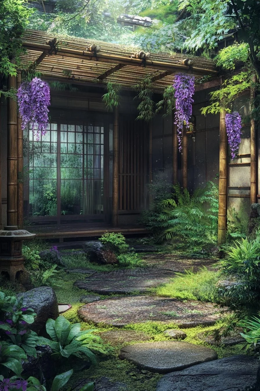 A Green Escape Framed by Bamboo
