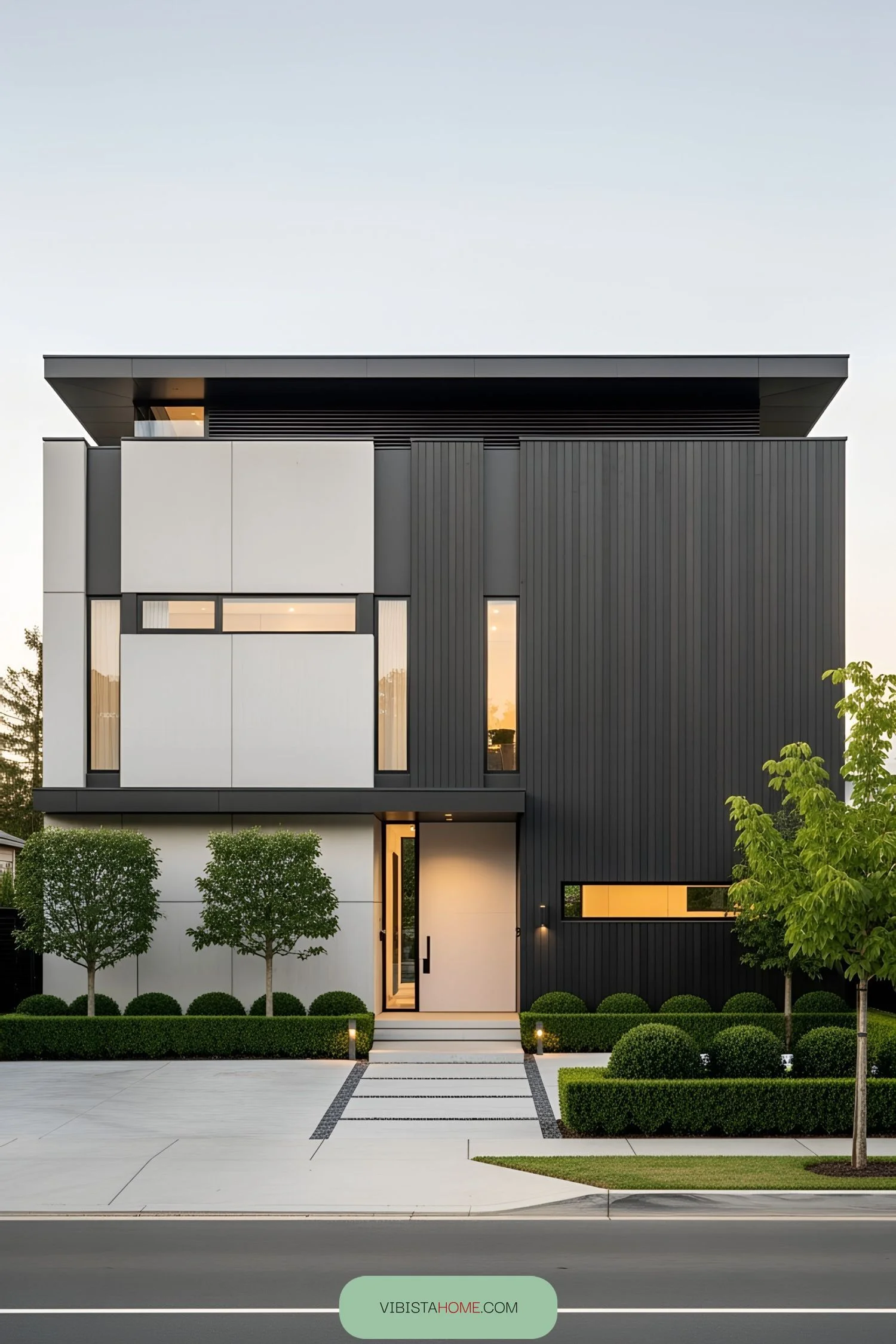 Geometric Villa With Bold Architectural Lines