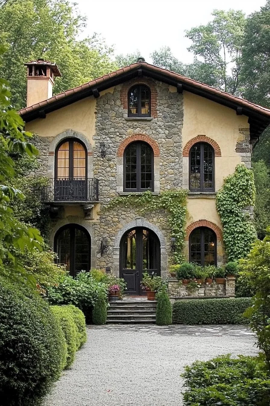 Charming Tuscan Villa Nestled in Lush Greenery