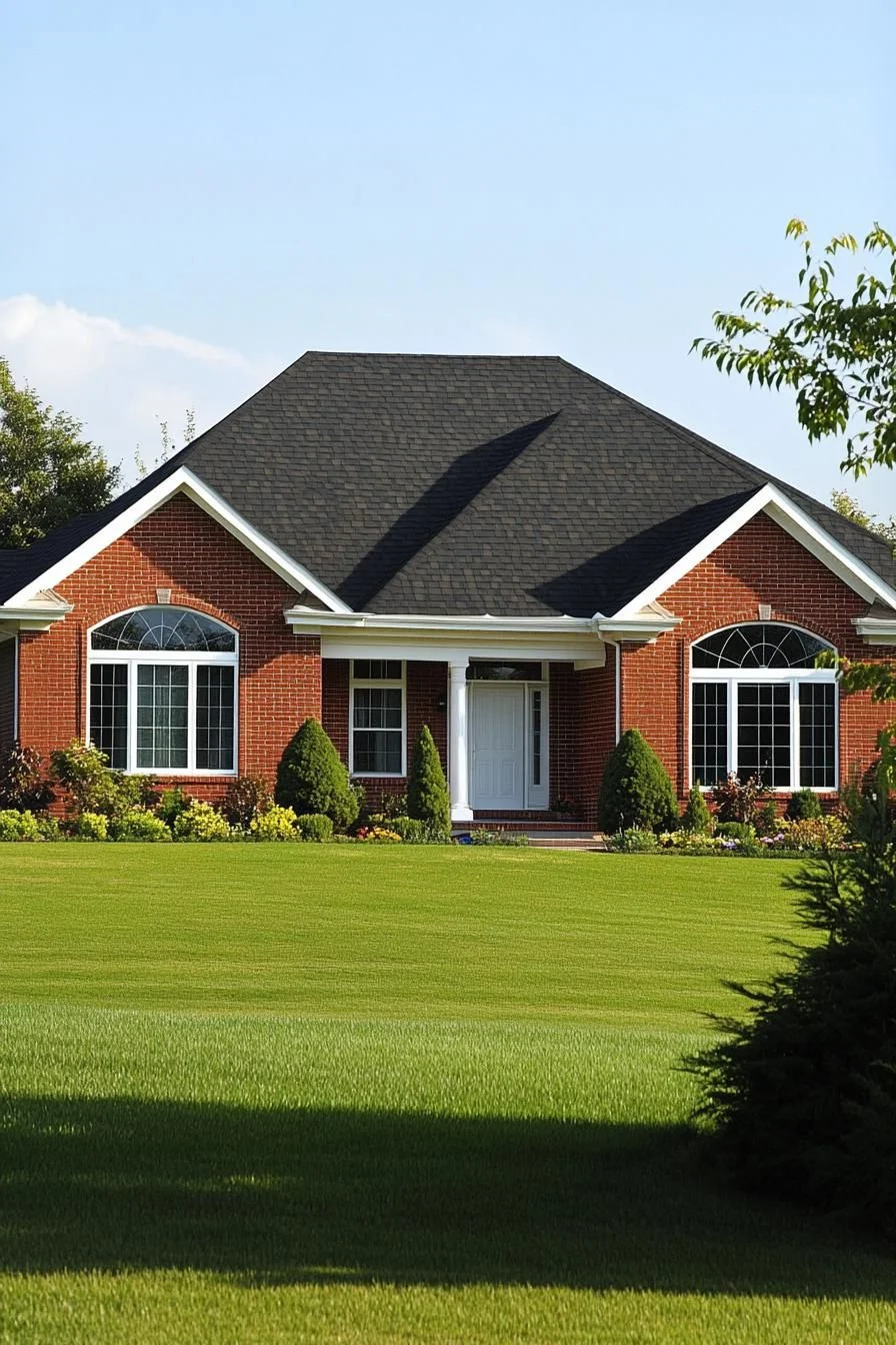 A Breezy Brick Ranch With Multiple Gables