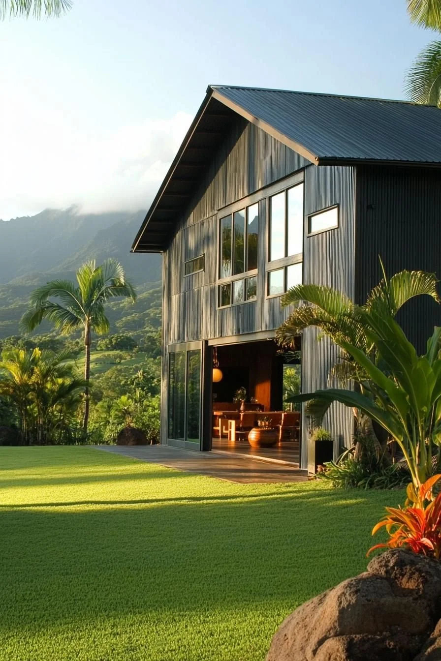 A Welcoming Metal Home in Paradise