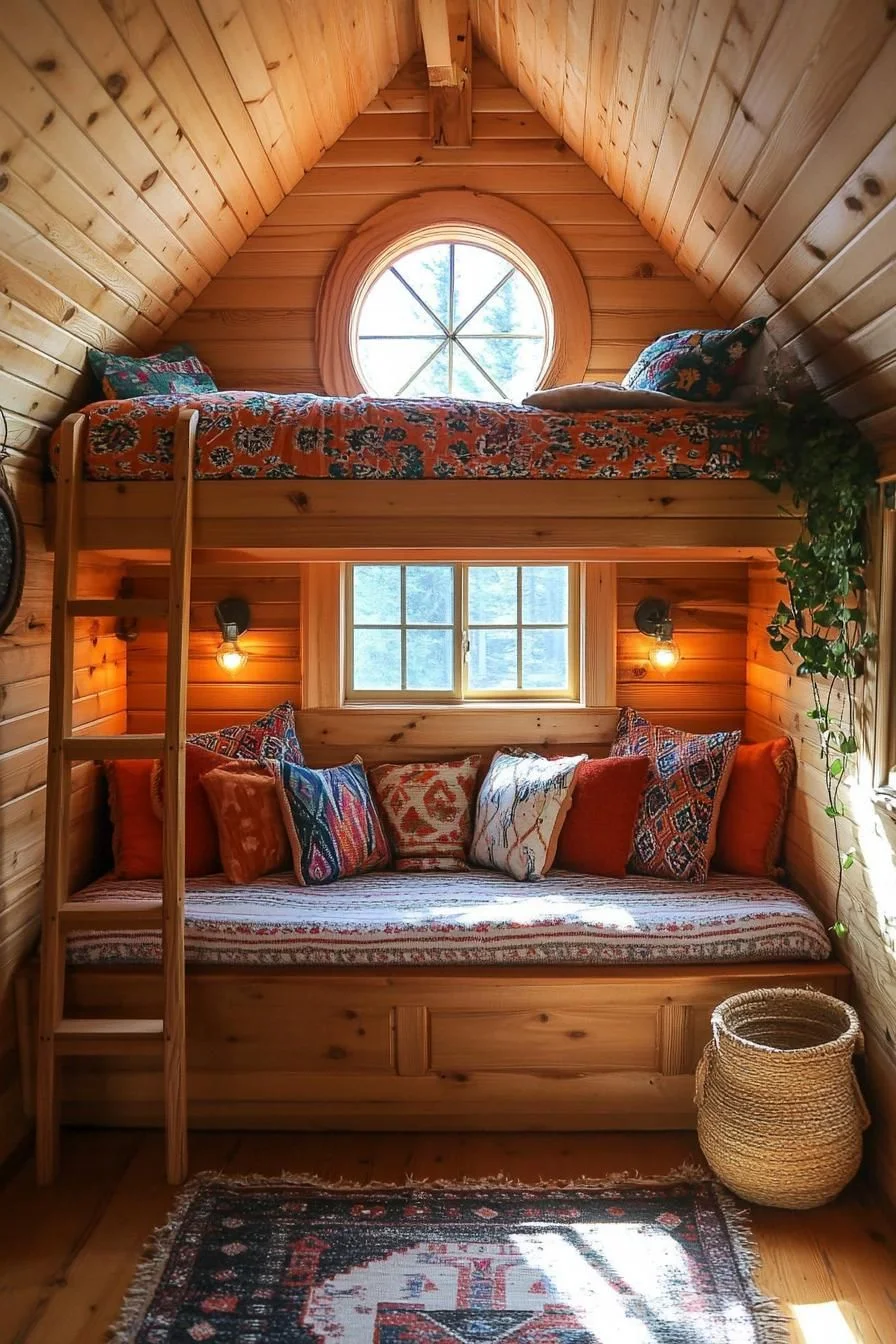 A Snug Cabin With a Sleeping Loft