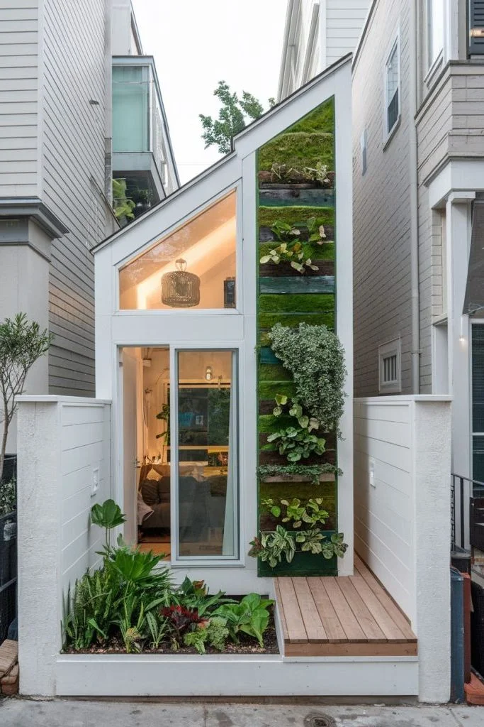 Vertical Garden Tiny House Charm