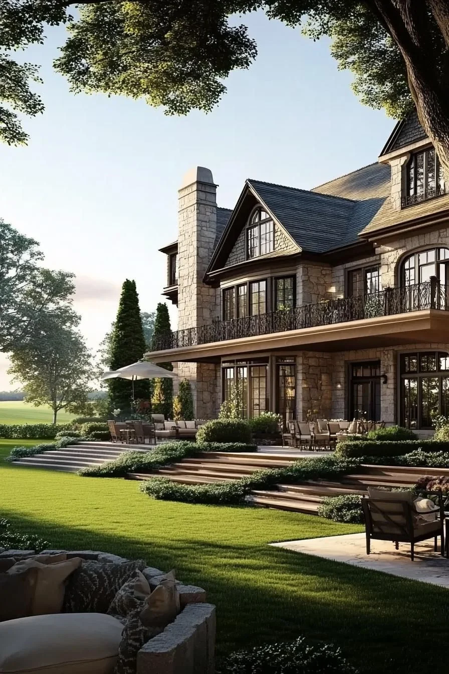 Charming Manor Across the Rolling Countryside
