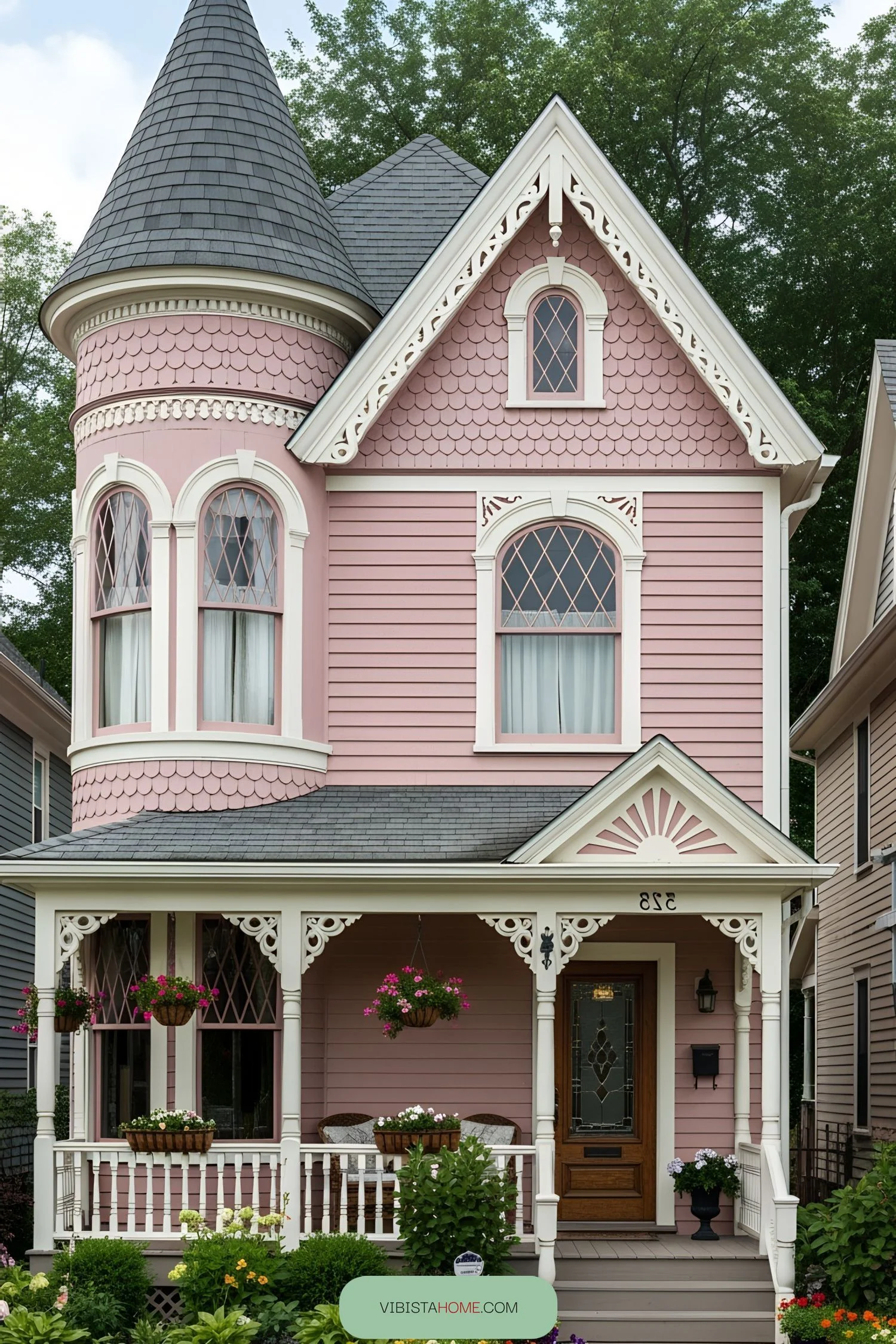 A Lacy Pink Victorian Dream Home