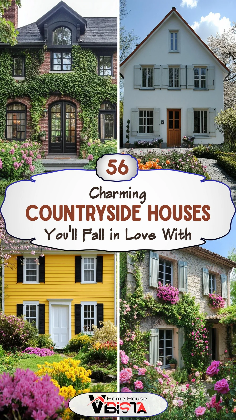 56 Charming Countryside Houses You’ll Fall in Love With