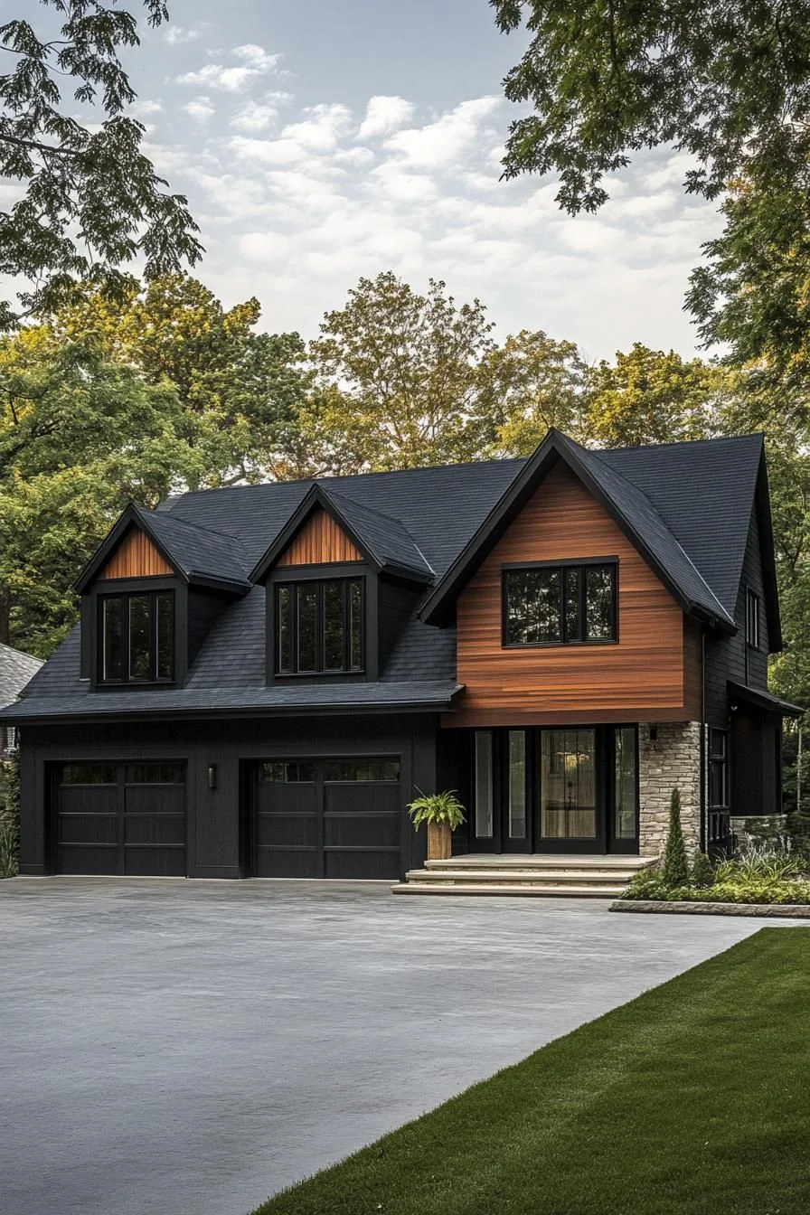 The Understated Charm of a Black House