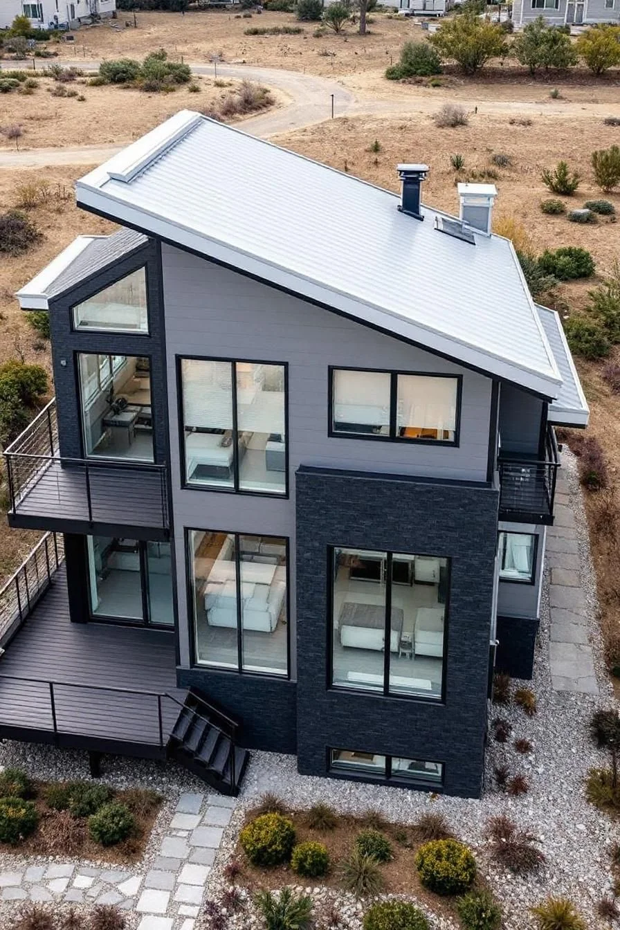 Airy Slopes and Cozy Interior Nooks