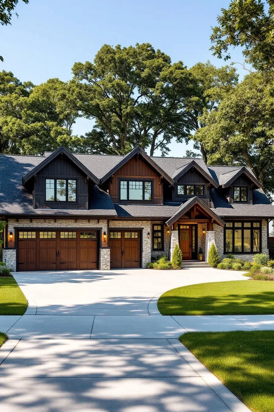 A Timber Craftsman Home With Grand Gables