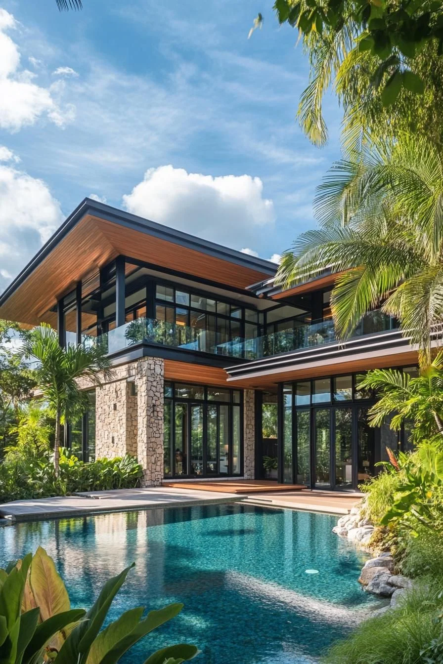 A Chic Tropical Retreat