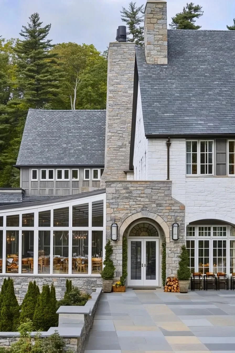 Heavenly Stone Getaway with a Grand Archway