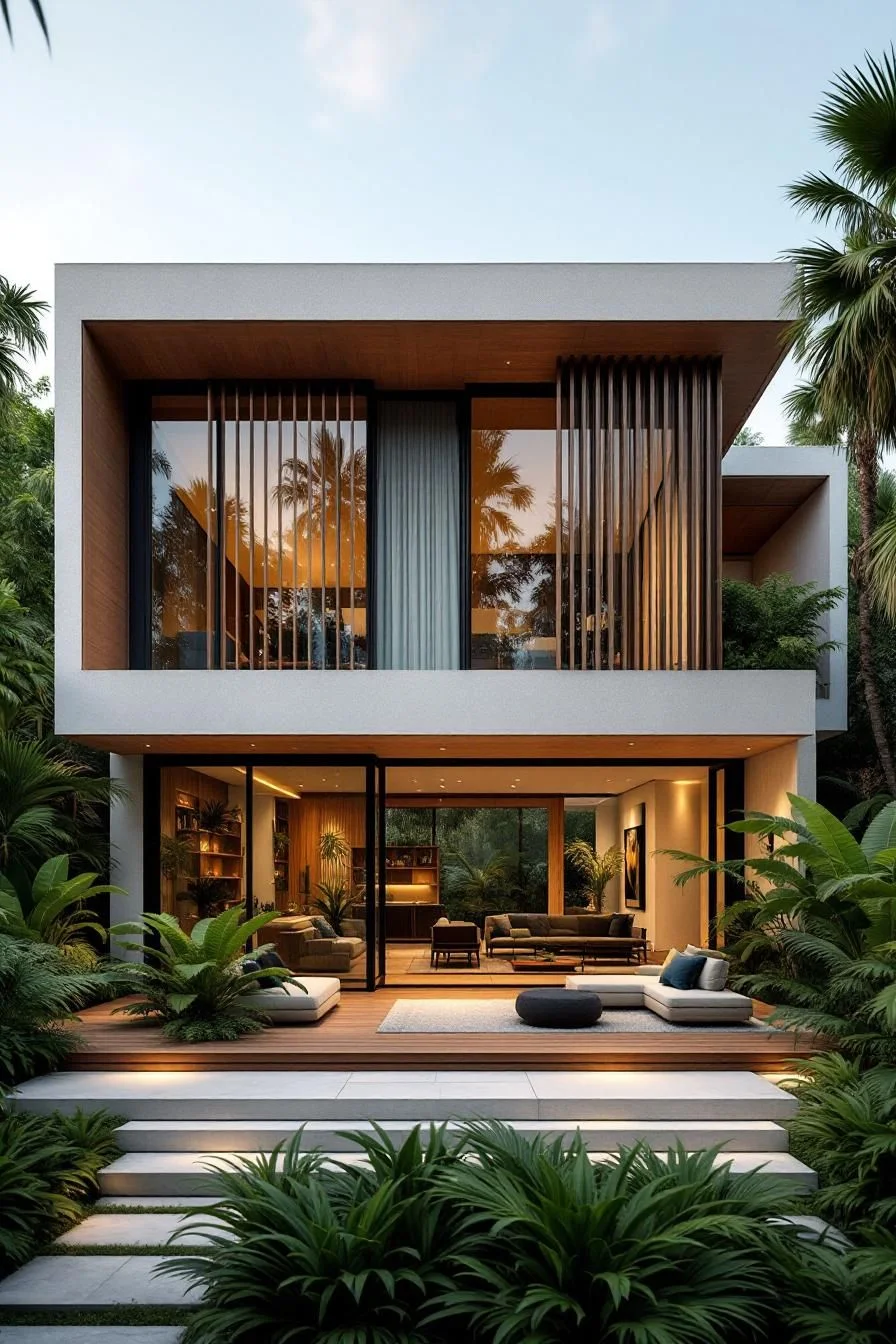 A Modern Jungle Gem of a Home