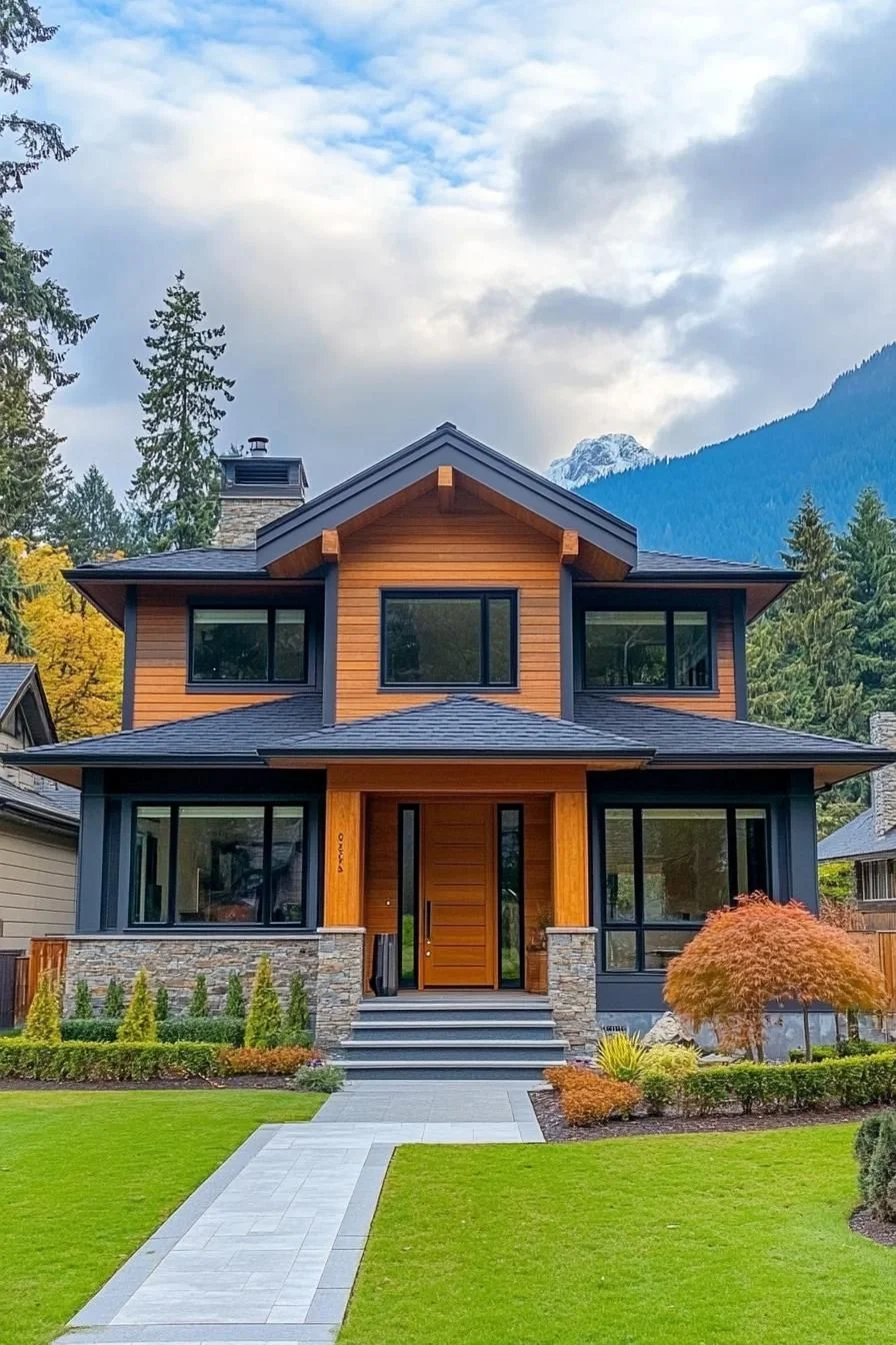 A Wooded Craftsman Retreat With Cottage Charm