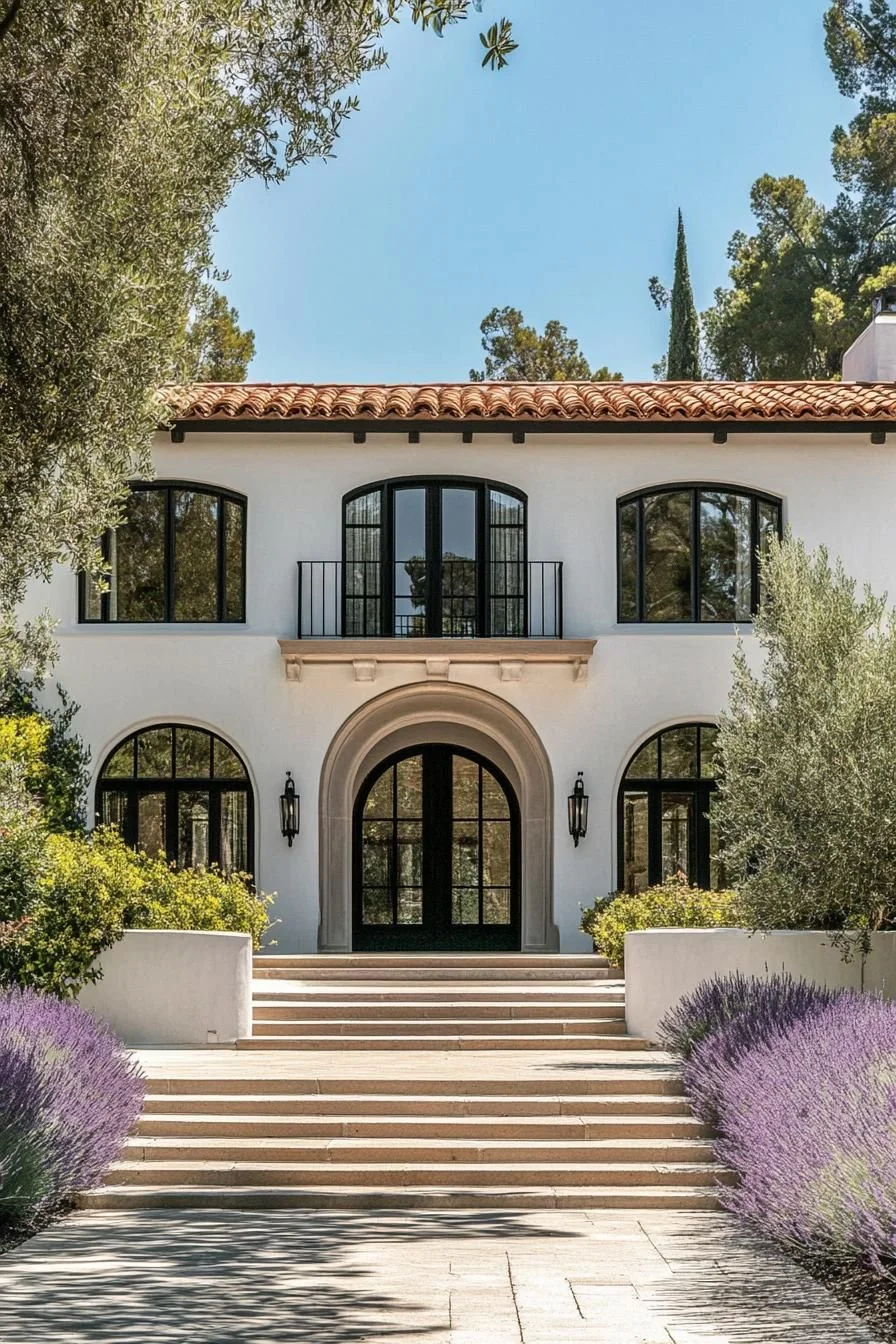 Sunlit Arches Define This Facade