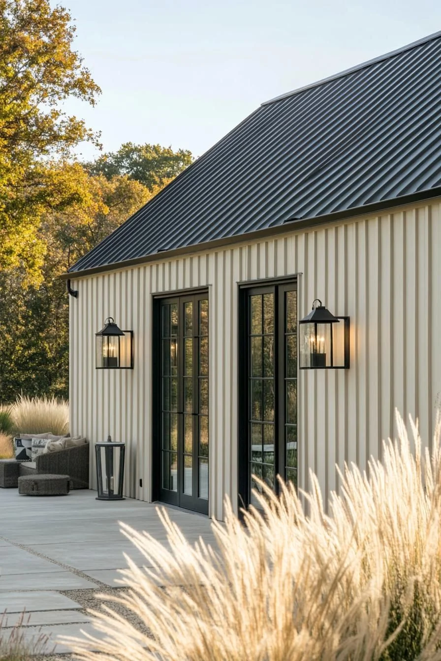 A Rustic Farmhouse Bathed in Autumn Light