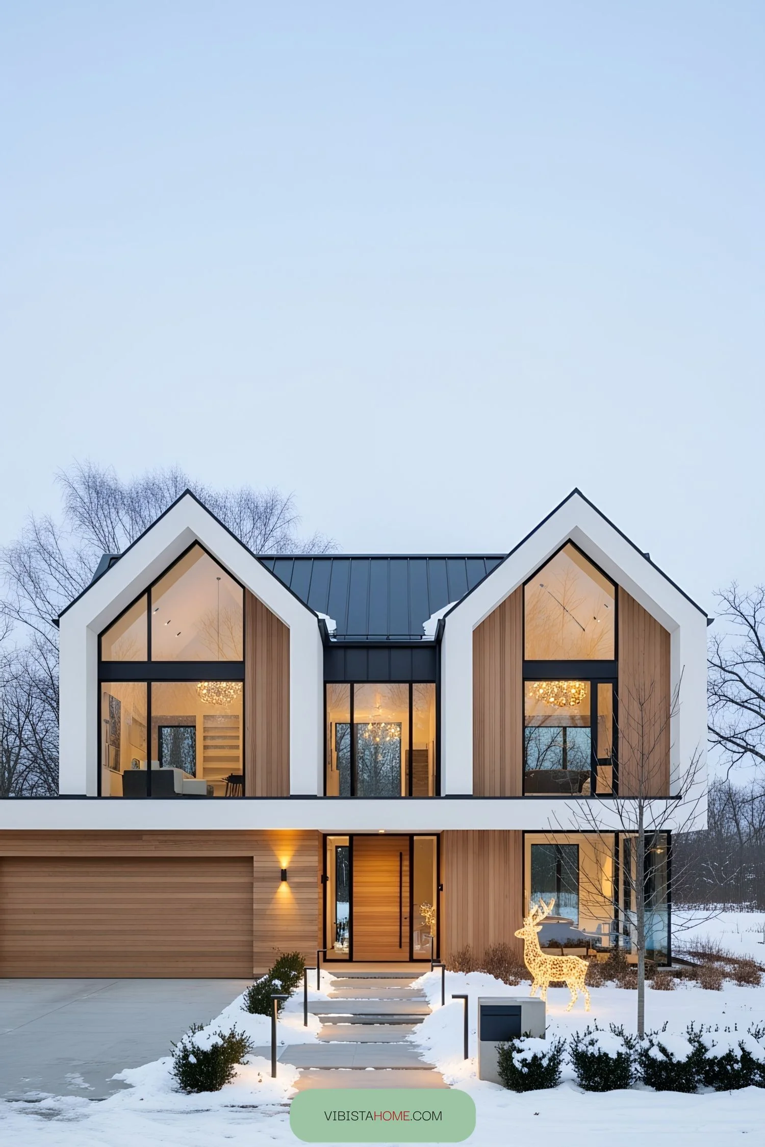 The Cozy Appeal of a Nordic Gable Roof