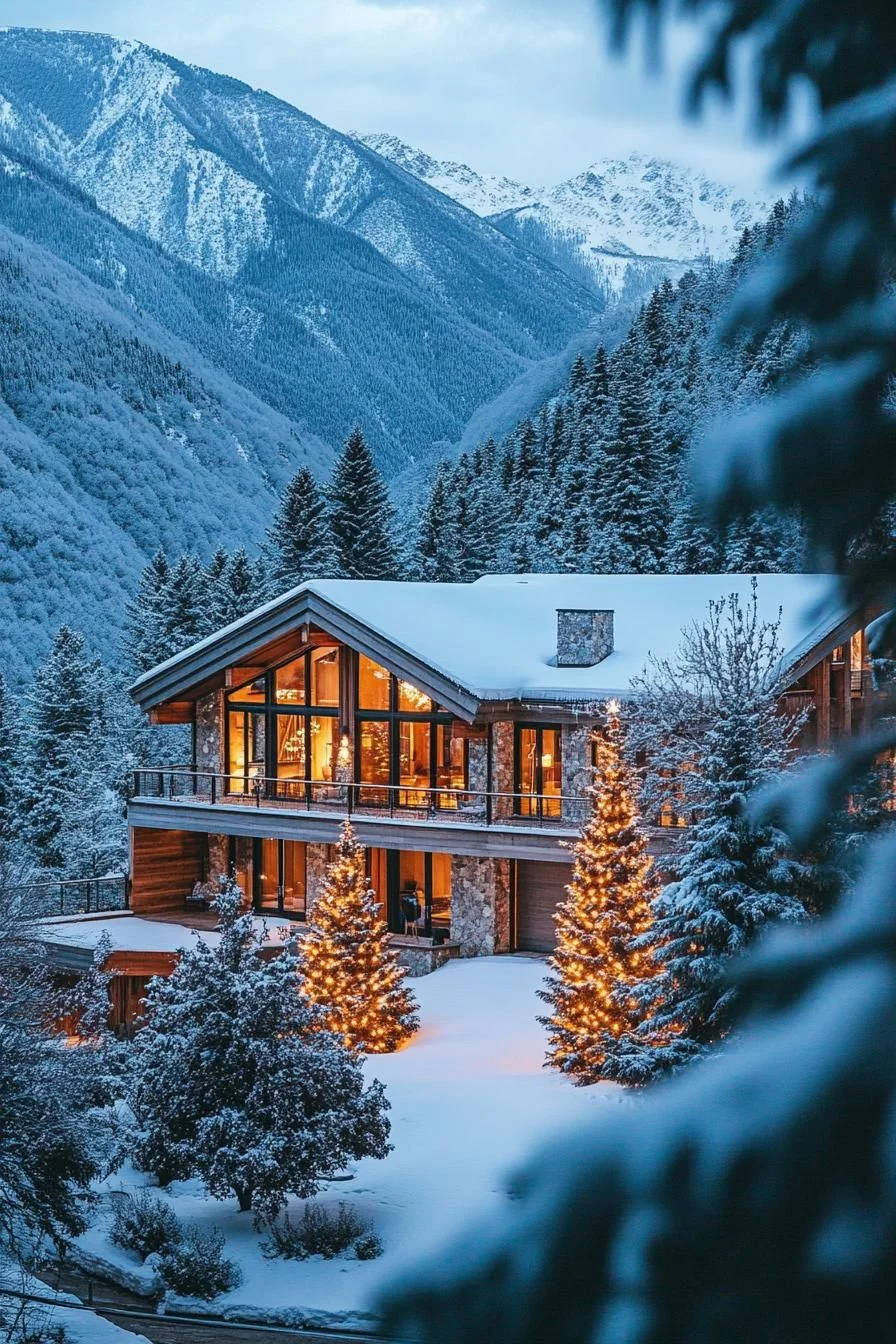 Frosted Winter Home