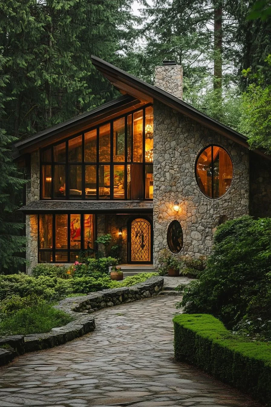 A Stone Cabin Deep In The Wilderness