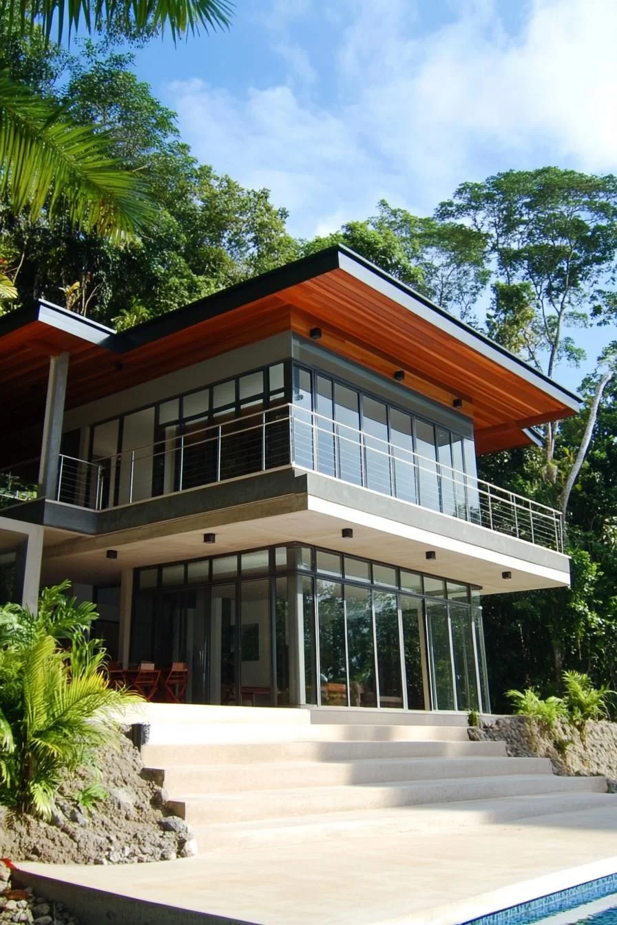 A Glass Eyrie with Jungle Views