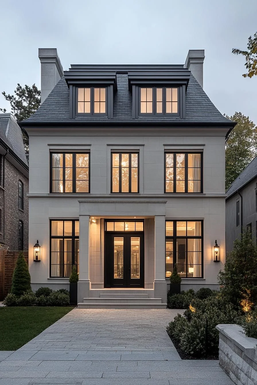 Modern French Facade Design Ideas