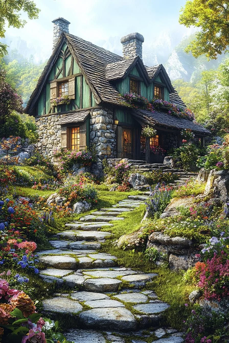An Escape Built in Storybook Stone