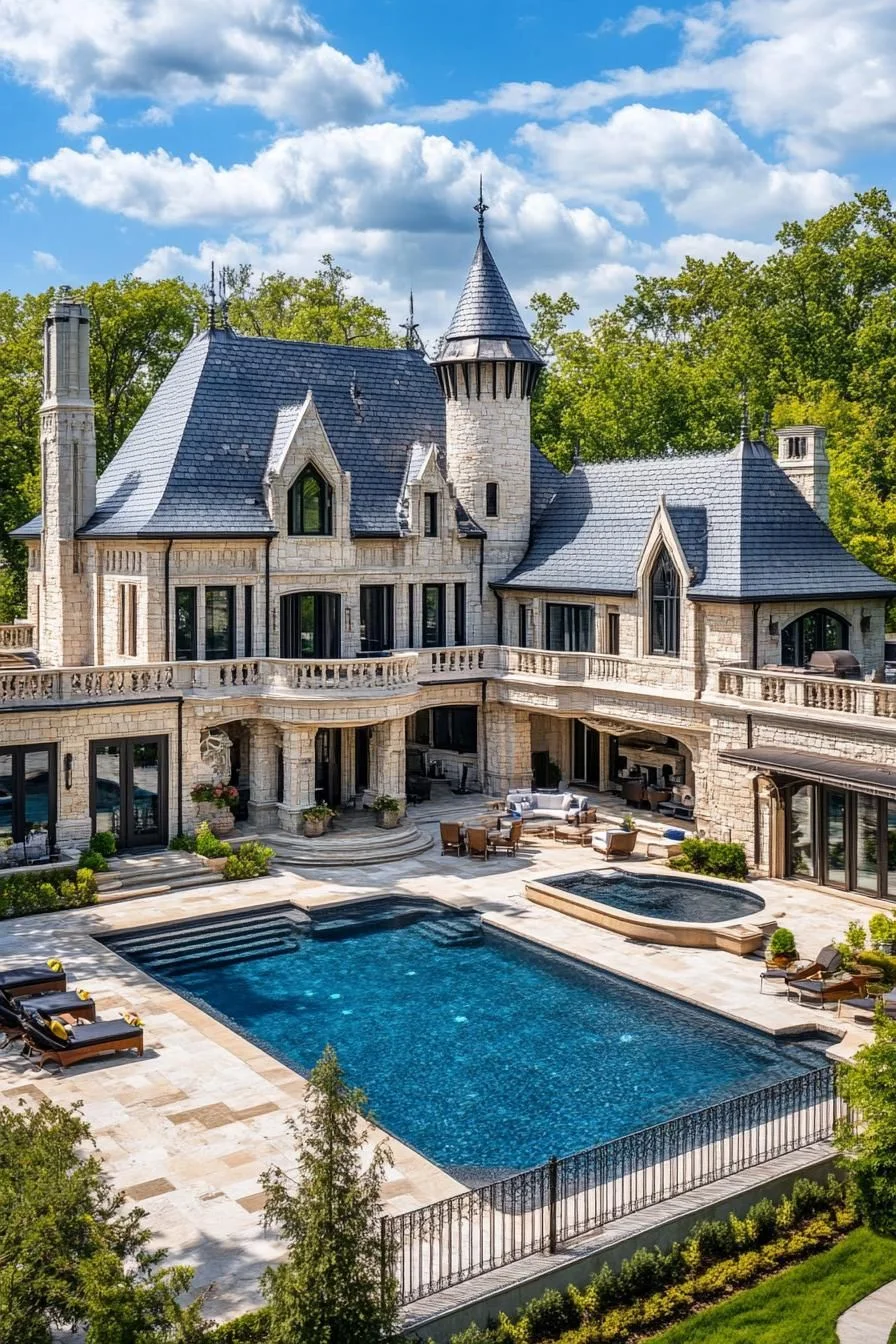 A Mansion with Grand Castle Charm