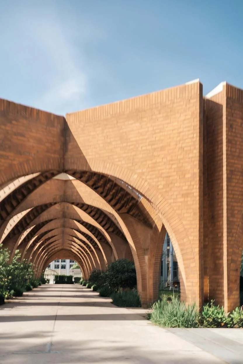 The Breezy Brick Passage: An Orchestra of Overhangs