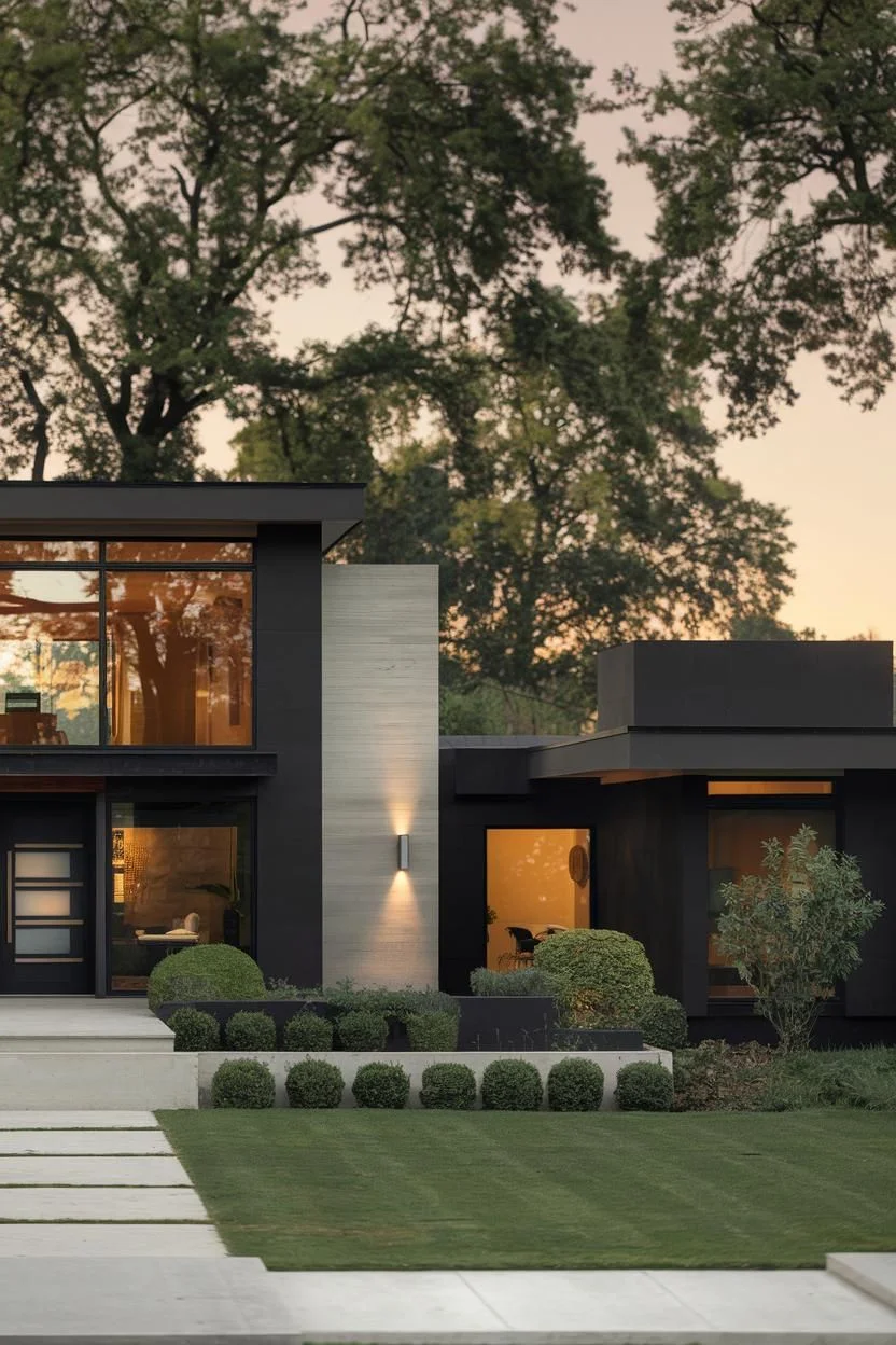 A Modern Maze at Twilight Bungalow