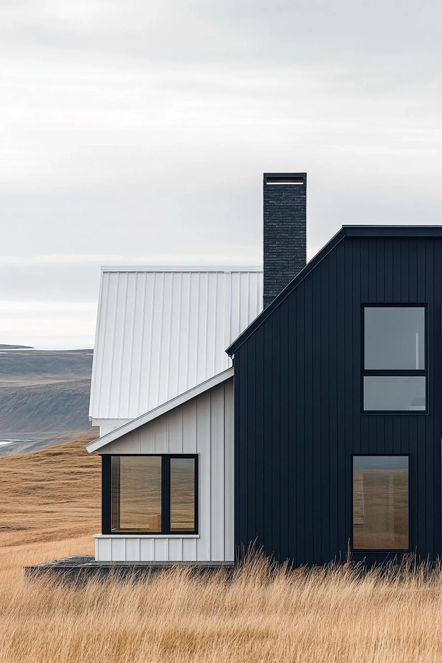 Stark Elegance: A Modern Marvel in the Meadow