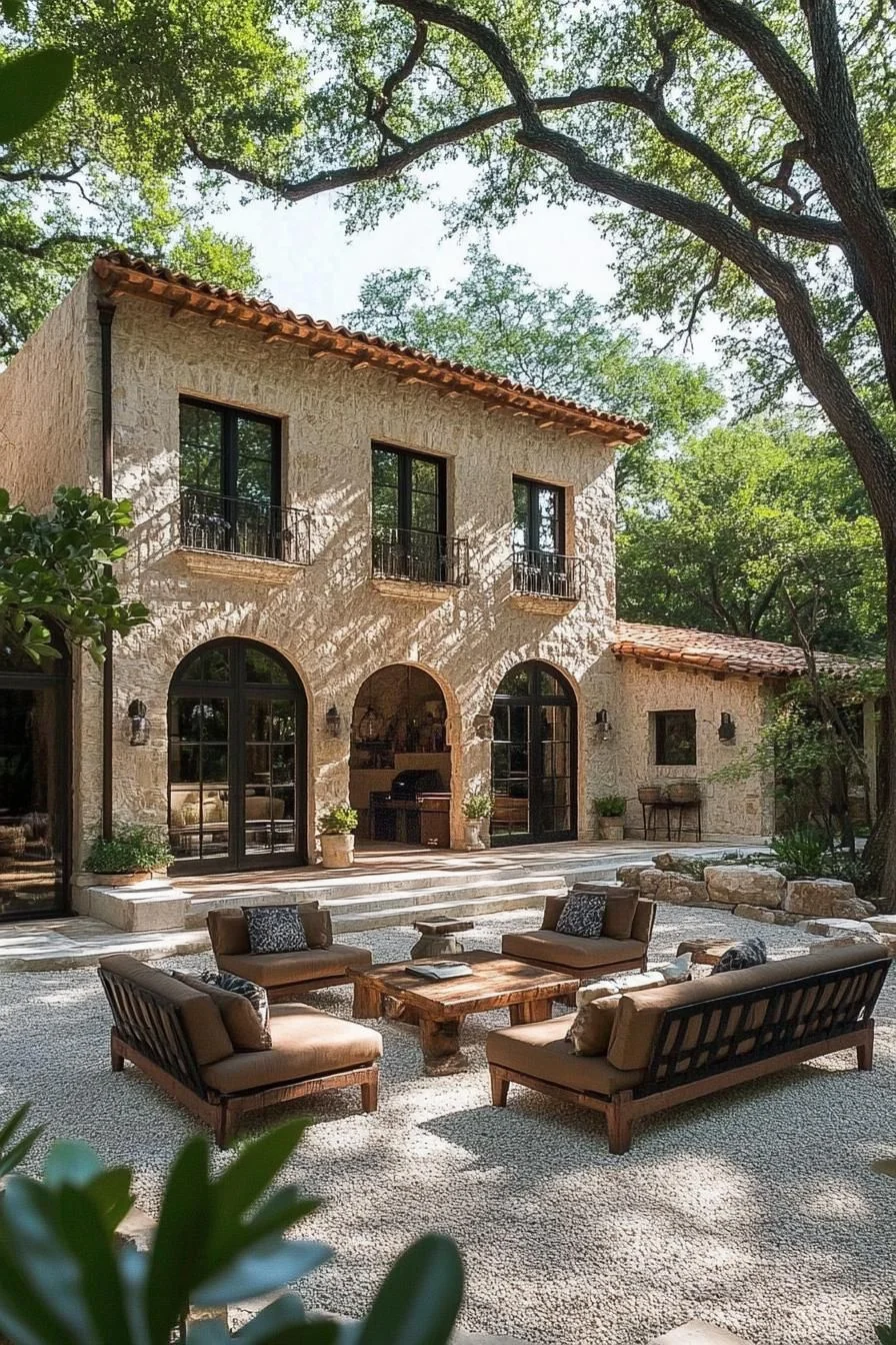 A Stone Retreat Surrounded by Nature