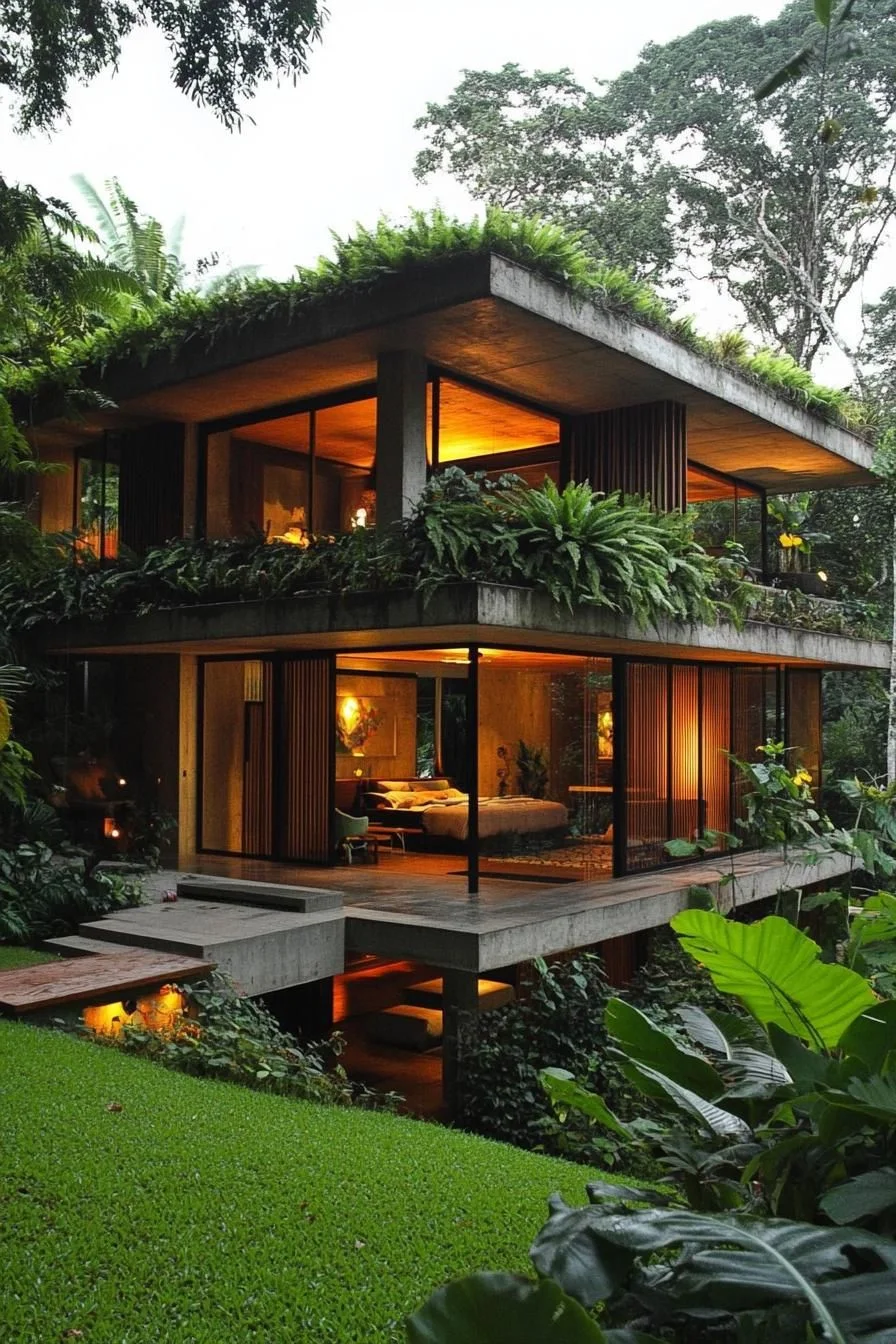 A Modern Jungle Lodge With Groove