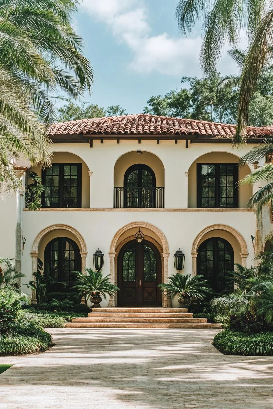 Grand Mediterranean-Style Facade