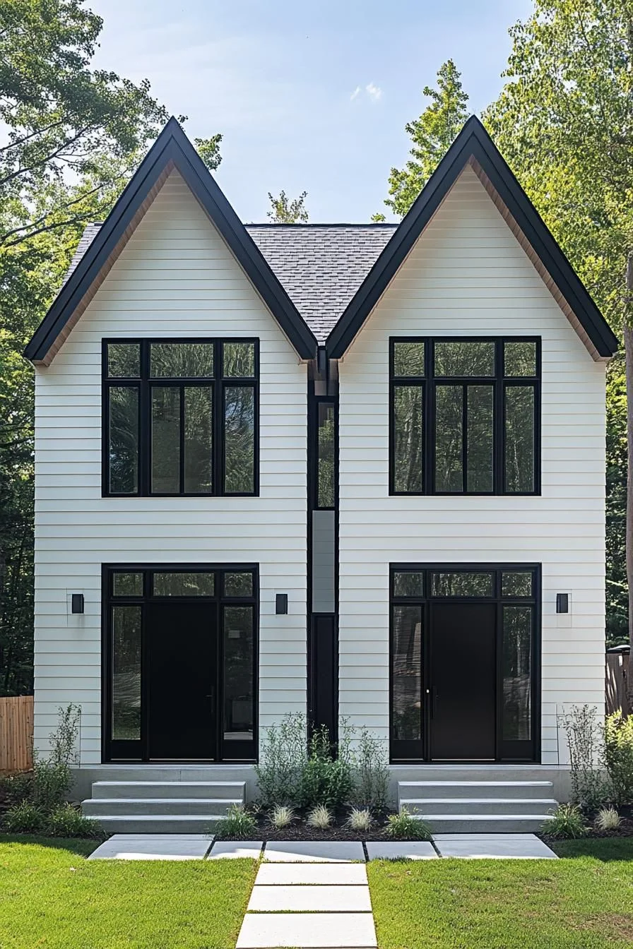 Symmetrical Twin Tower Duplex