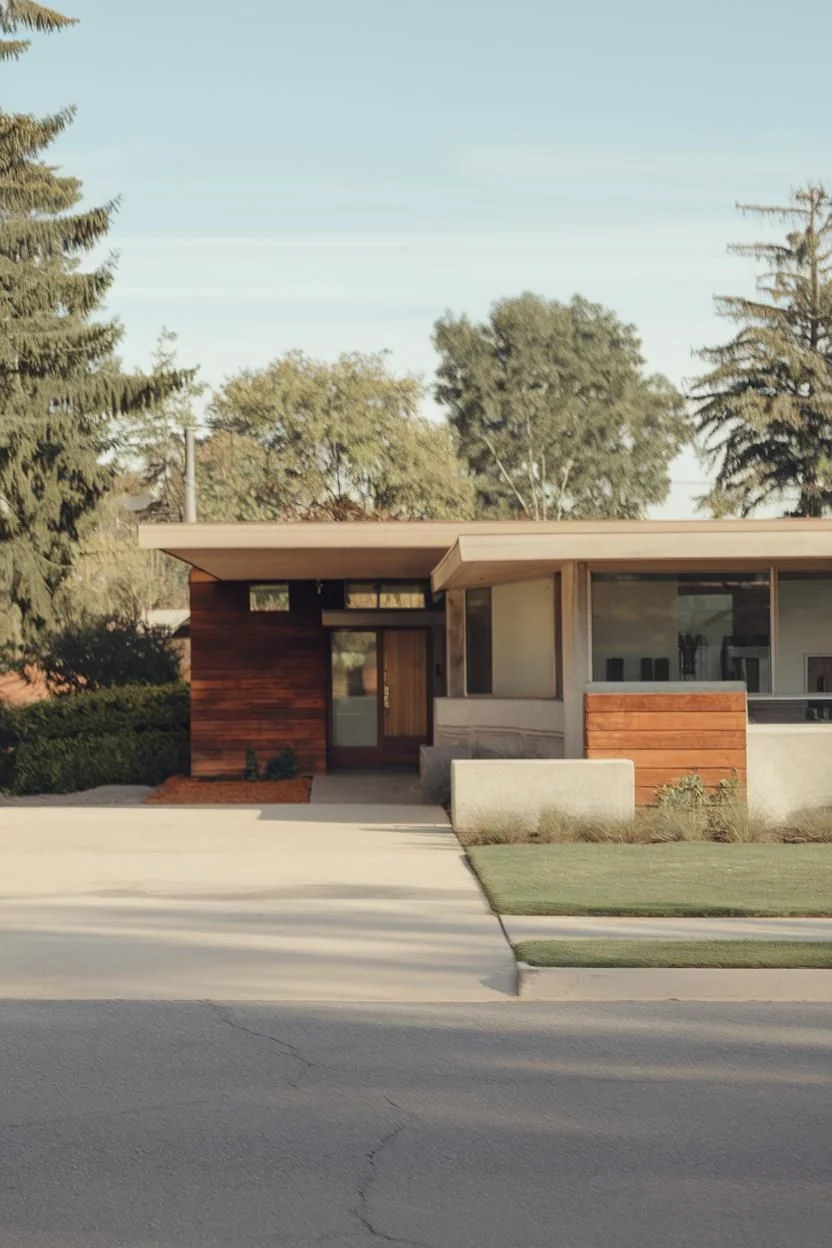 Cedar and Concrete in a Ranch Hideaway