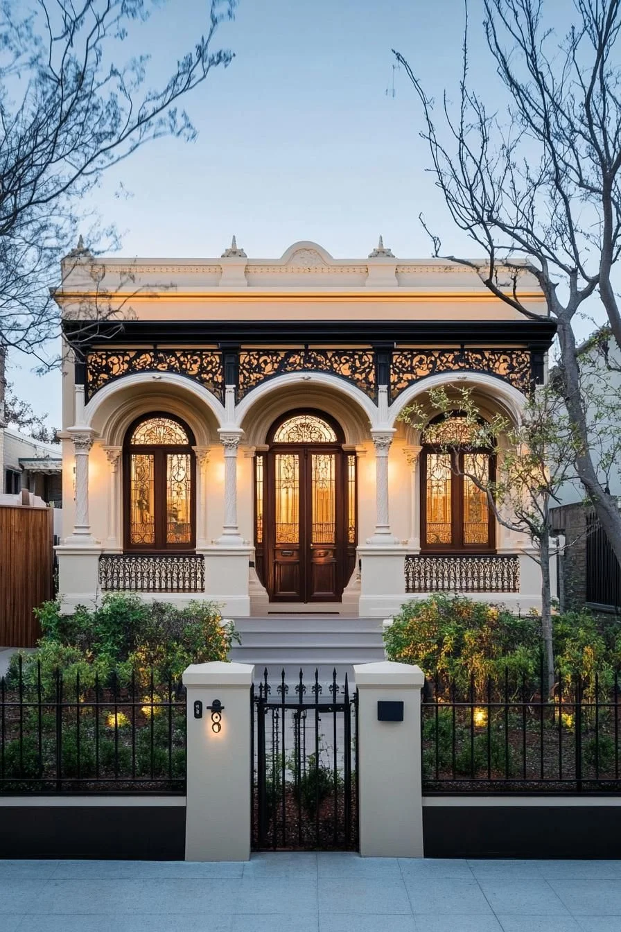 Twinkling Lights and Victorian Arches in Melbourne