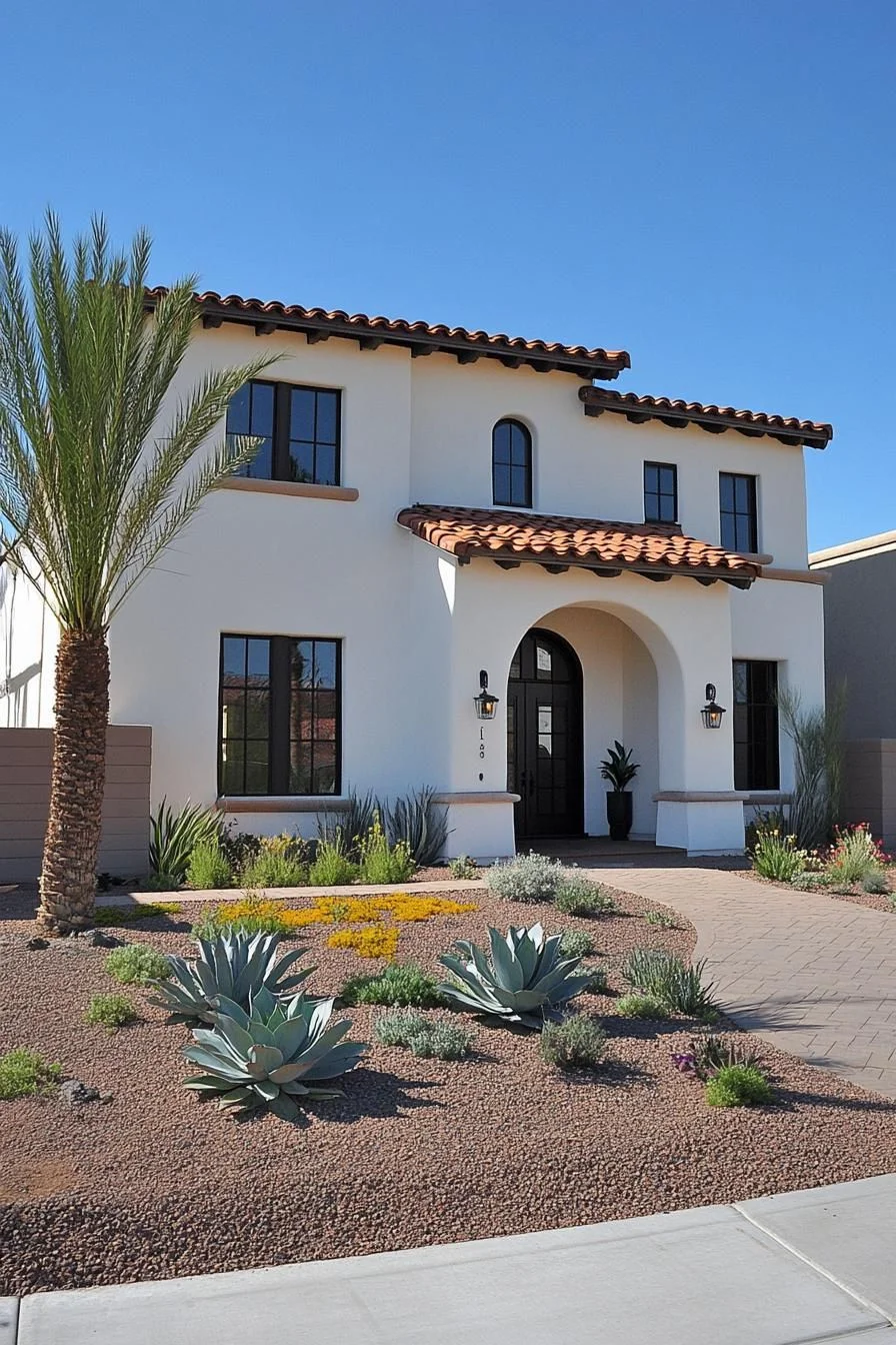 An Airy Arizona Home Lined With Palms
