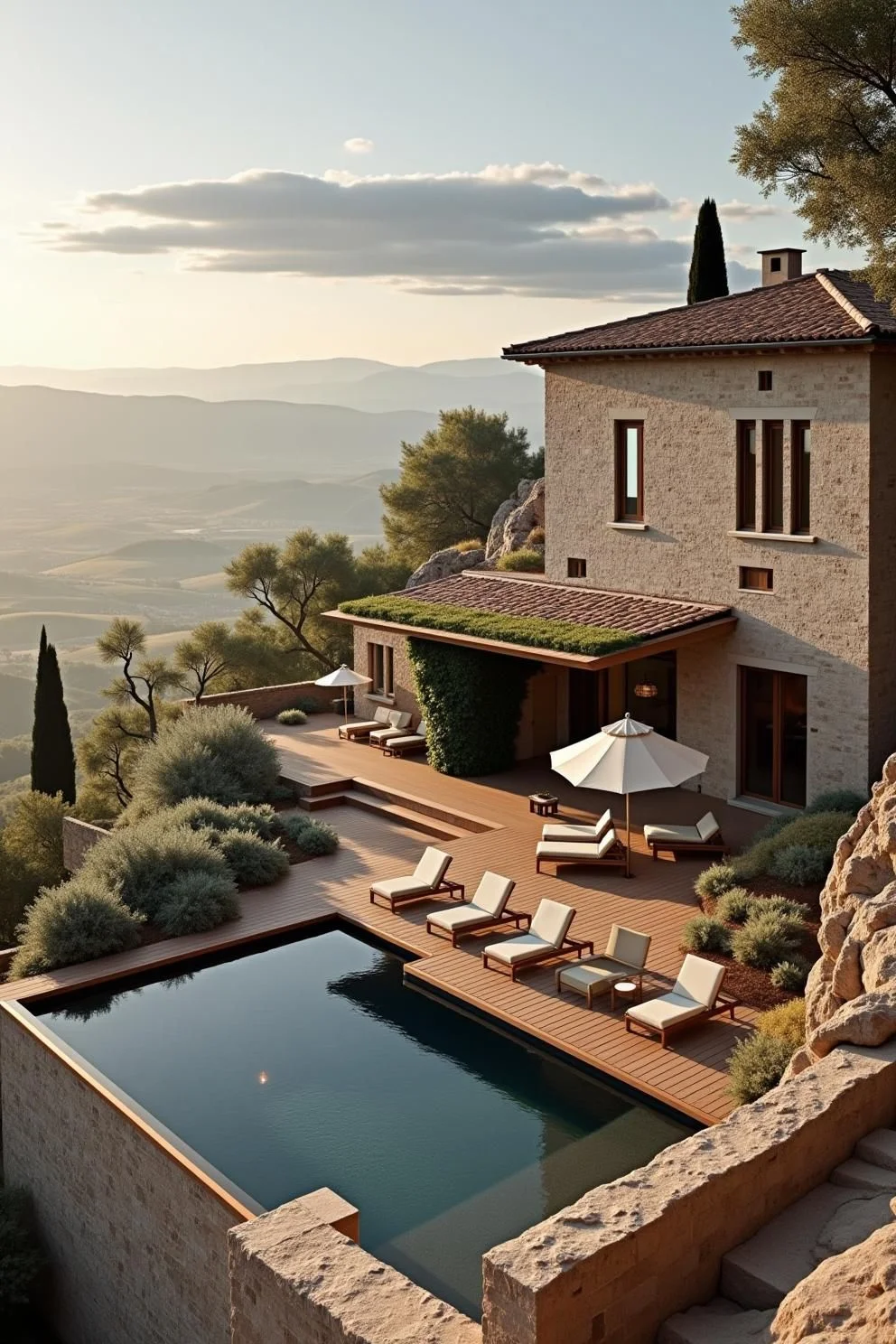 Cliffside Villa With Infinity Pool