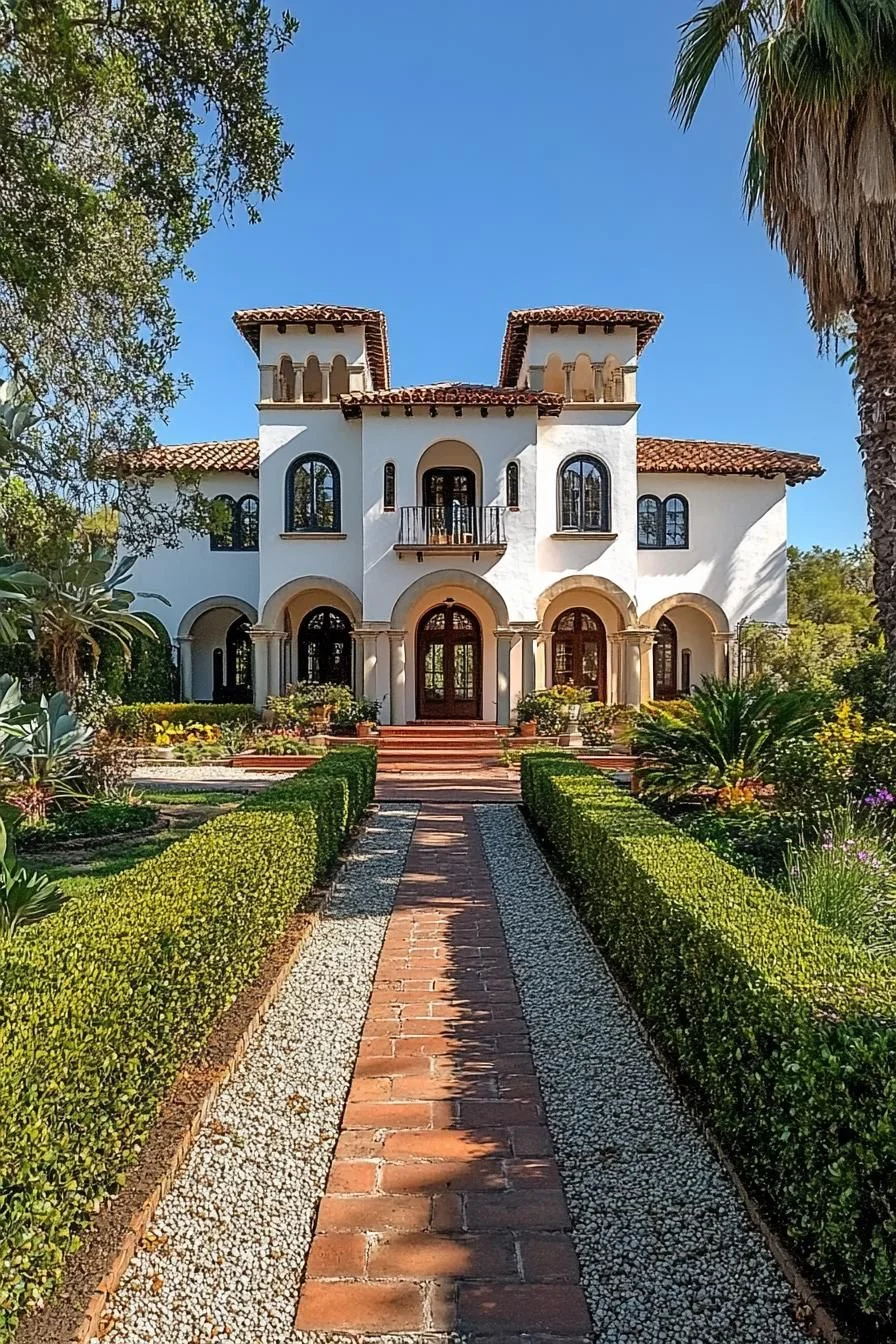 A Villa of Bright Arches and Terracotta Roofs