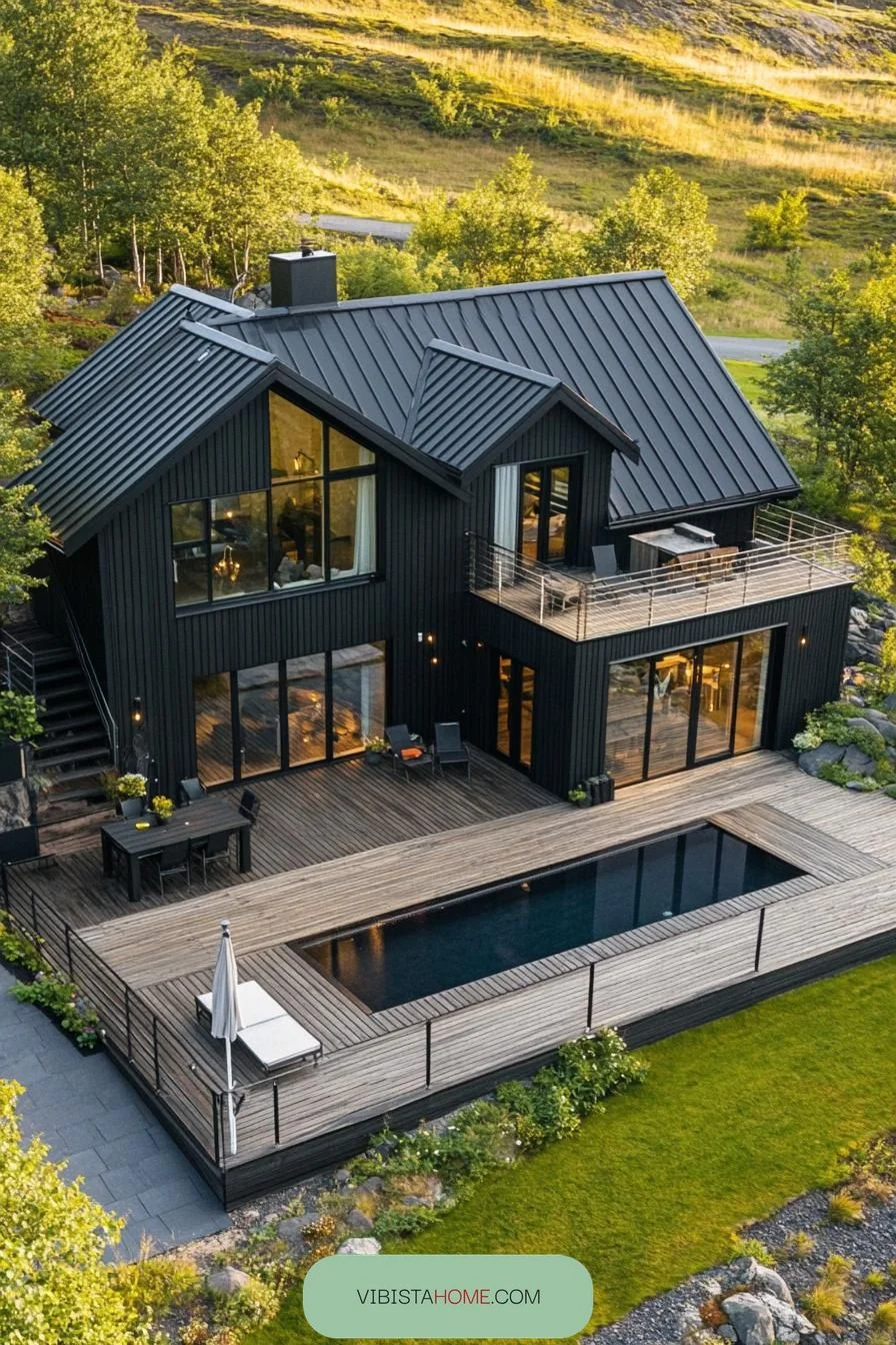 18) Sleek Nordic Hideaway