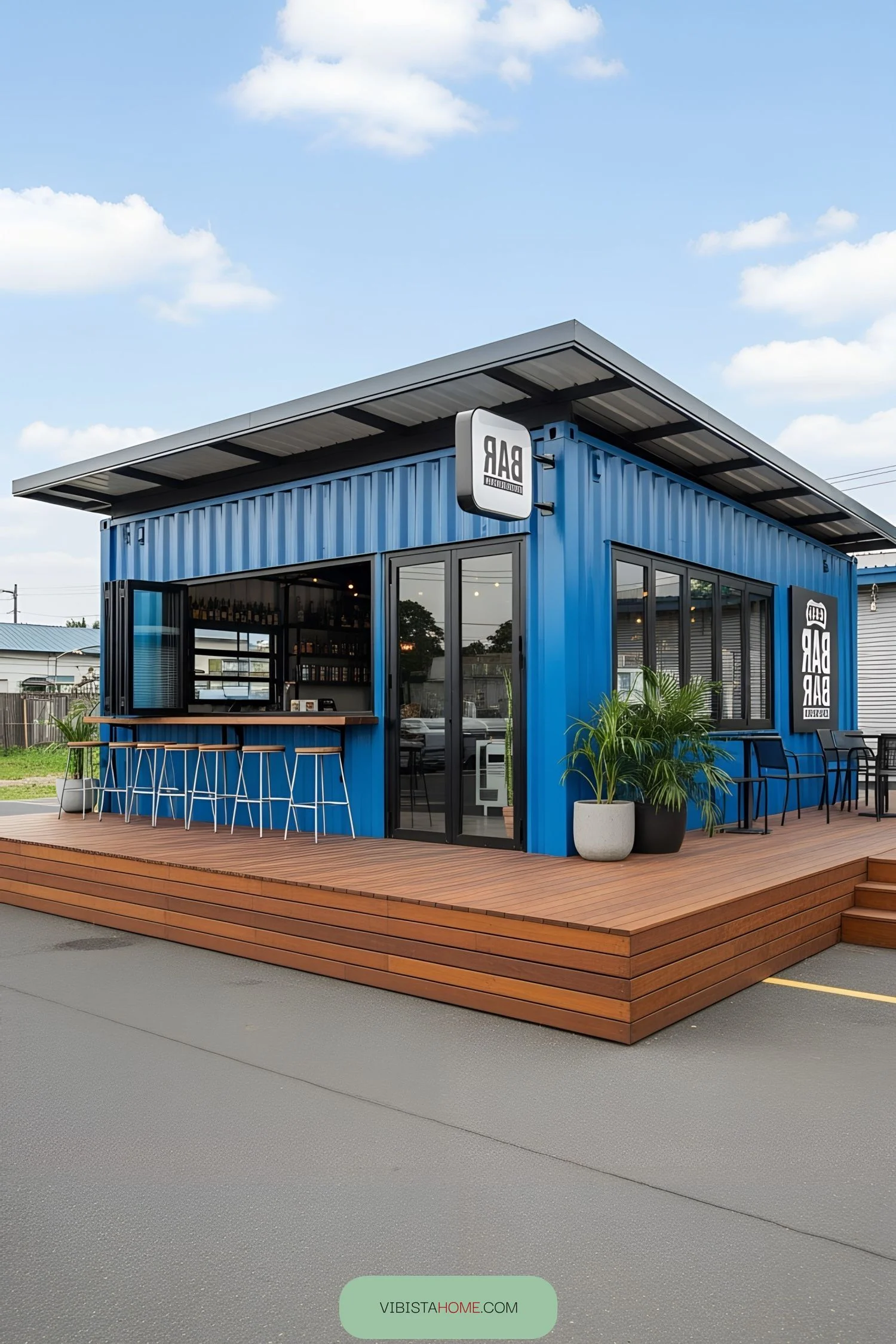 Blue Container Cocktail Bar