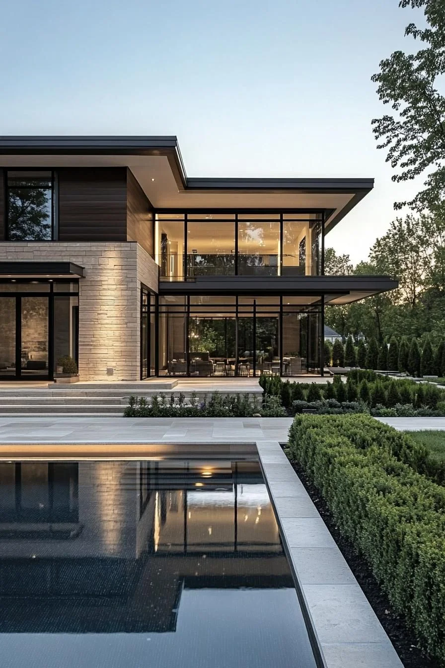 Zen-Inspired Retreat With Glass Details
