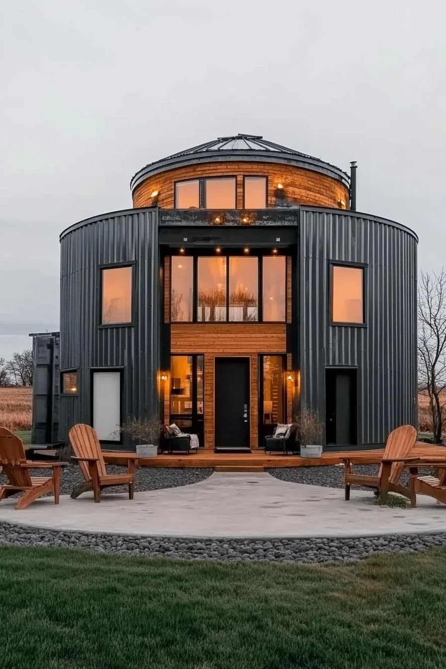 The Circular Charm of a Silo House