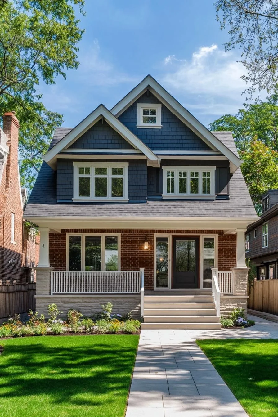 A Graceful Gable in Suburban Symphony