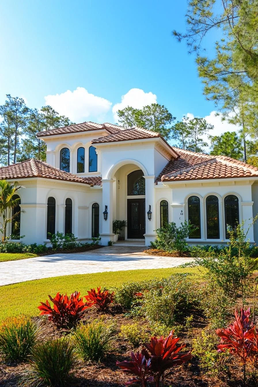 A Sunlit Villa With Arched Elegance