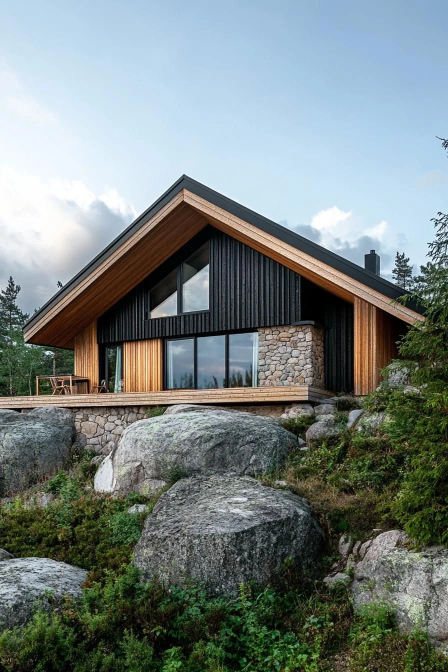 Pairing Natural Stone With Wood Siding - photo 2