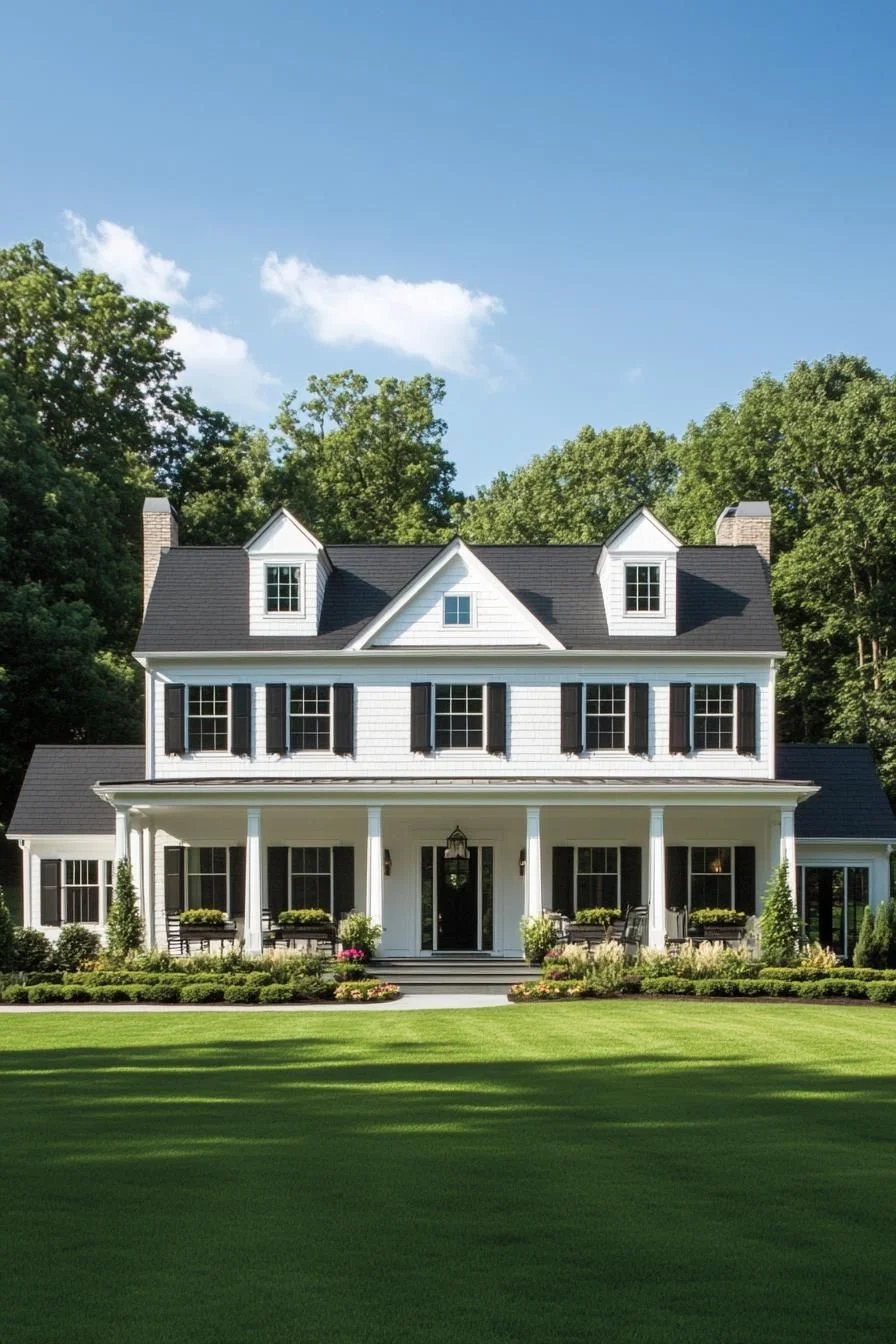 A Suburban Home With an Endless Lawn