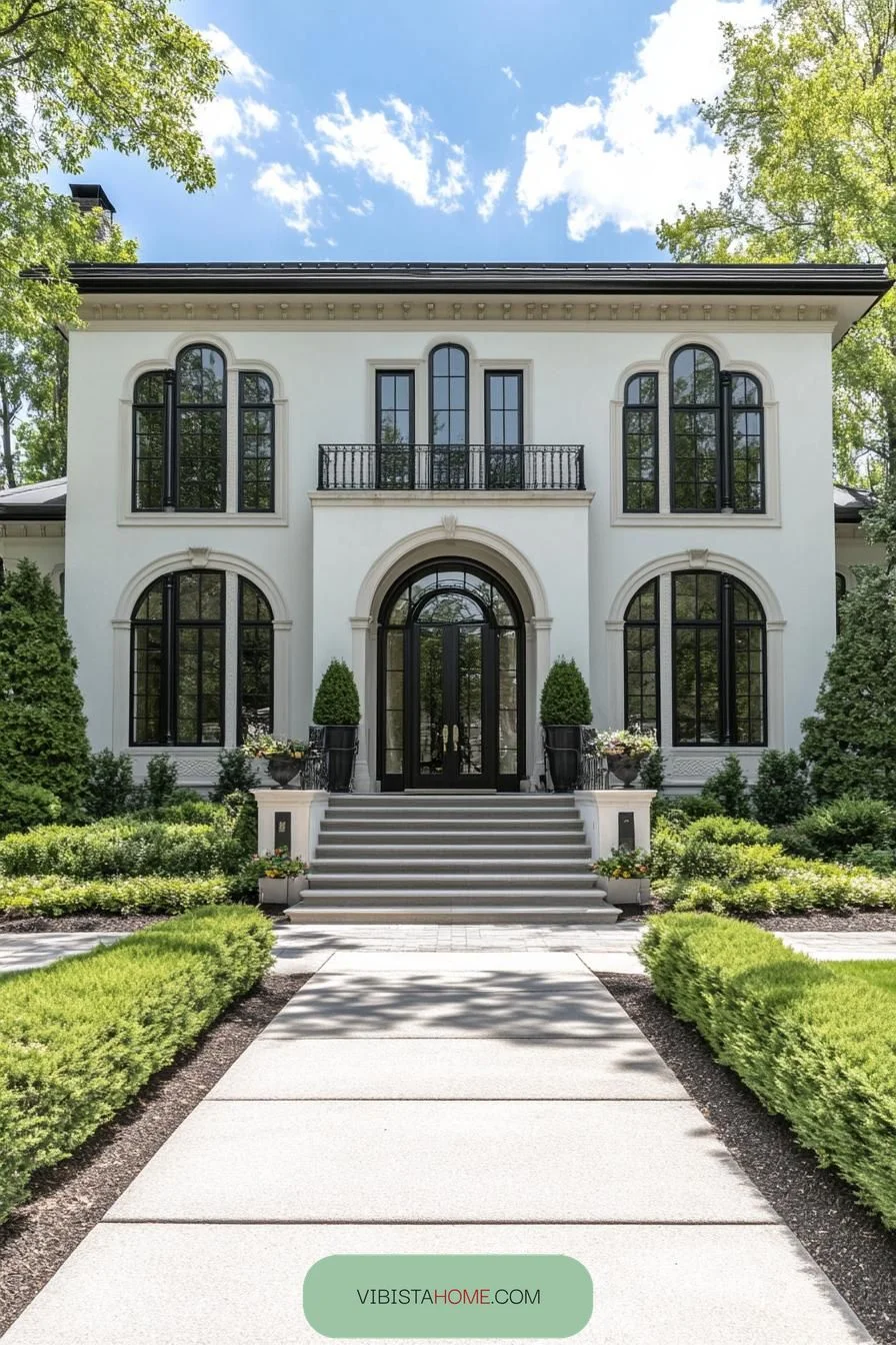 Garden Bliss Behind a Grandiose Gateway