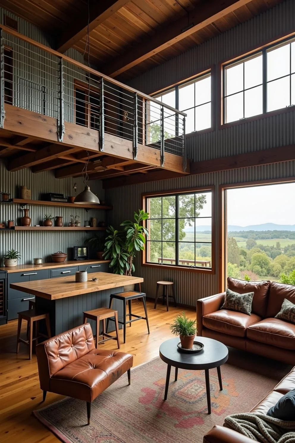 Loft Overlooking Green Valley Views